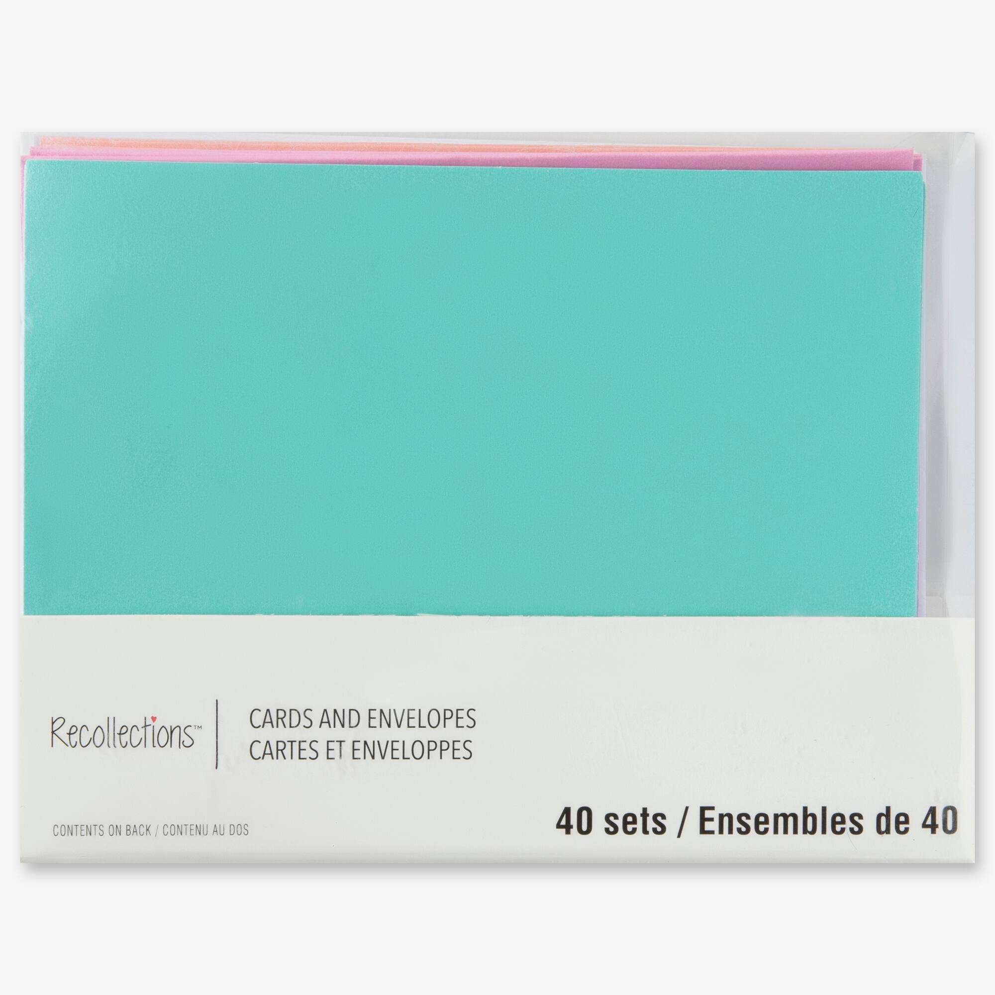 Shimmer Cards & Envelopes by Recollections™, 4.25" x 5.5"